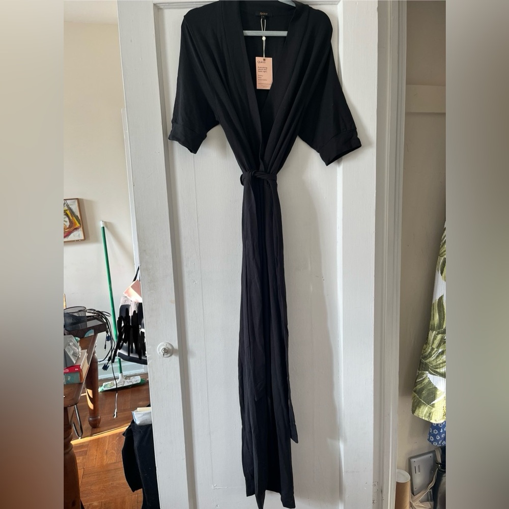 Quince Maternity Jumpsuit (with pockets!)
